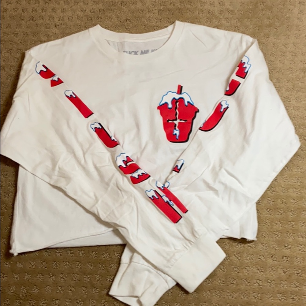 Long sleeve crop top